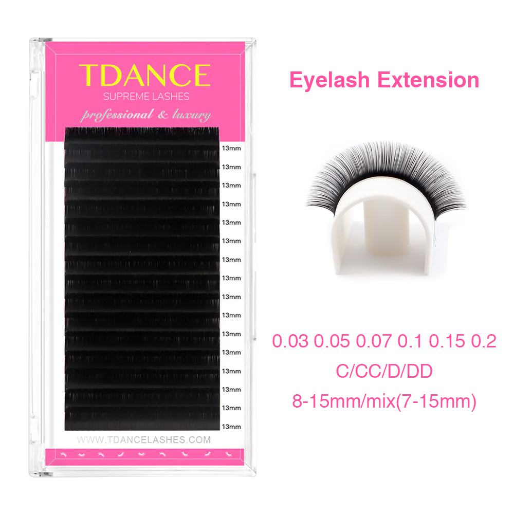 Eyelash Extension Course - TDANCE Eyelash Extension 16Rows Korea PBT