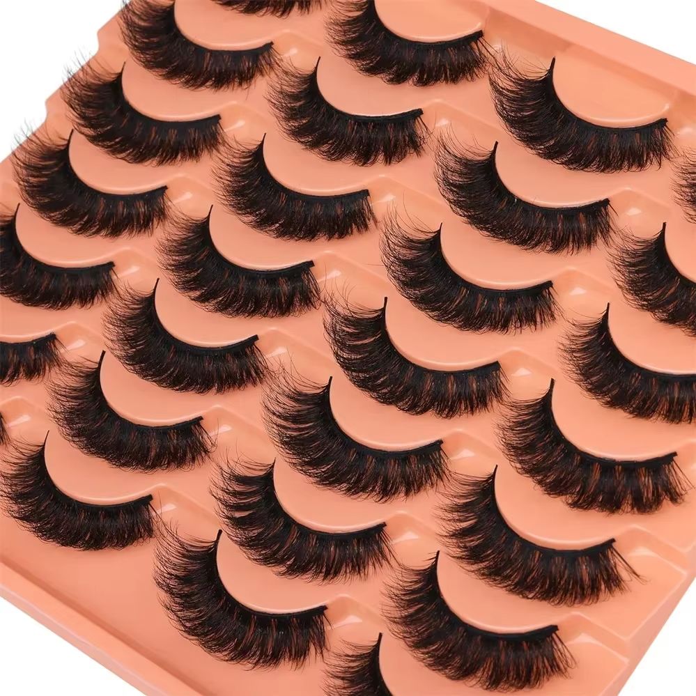 Eyelash Extension Volume Cat Eye - 14 Pairs Natural Look Faux Mink
