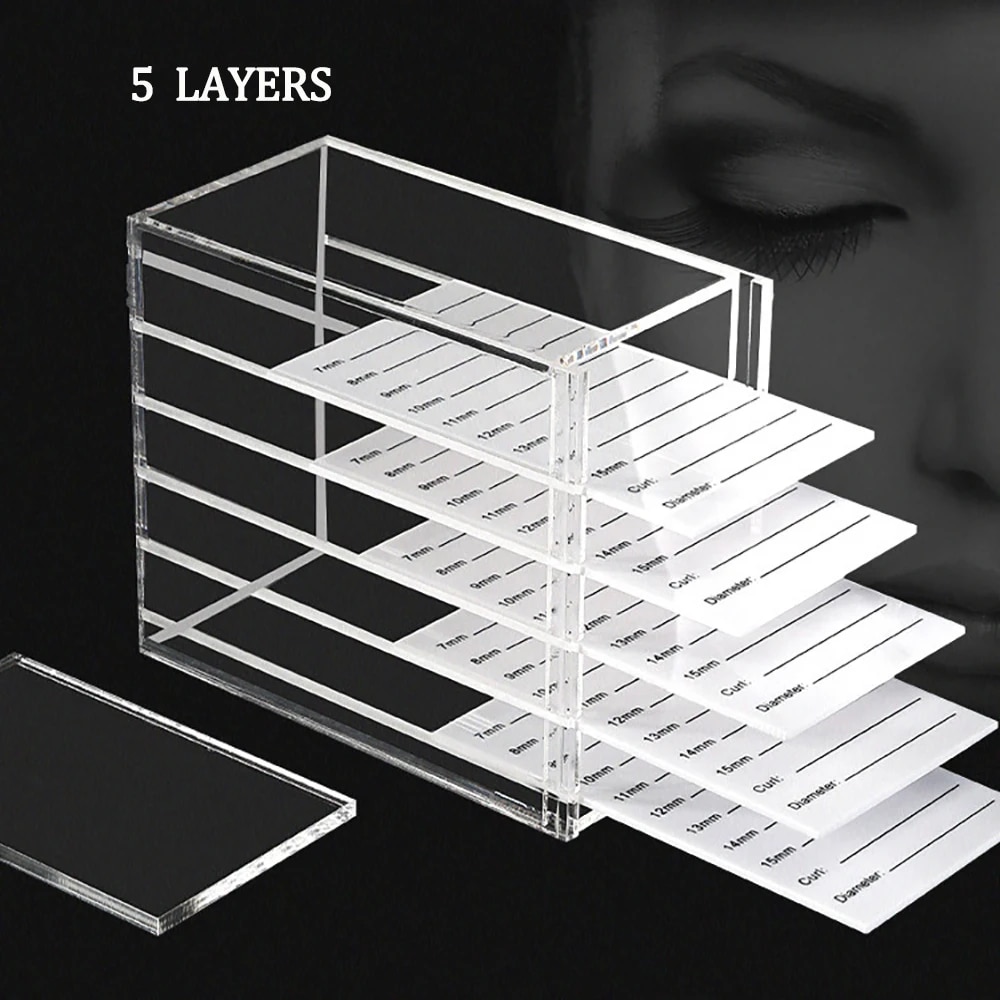 Eyelash Extension Class - 5 Layers Eyelash Extensions Storage Box