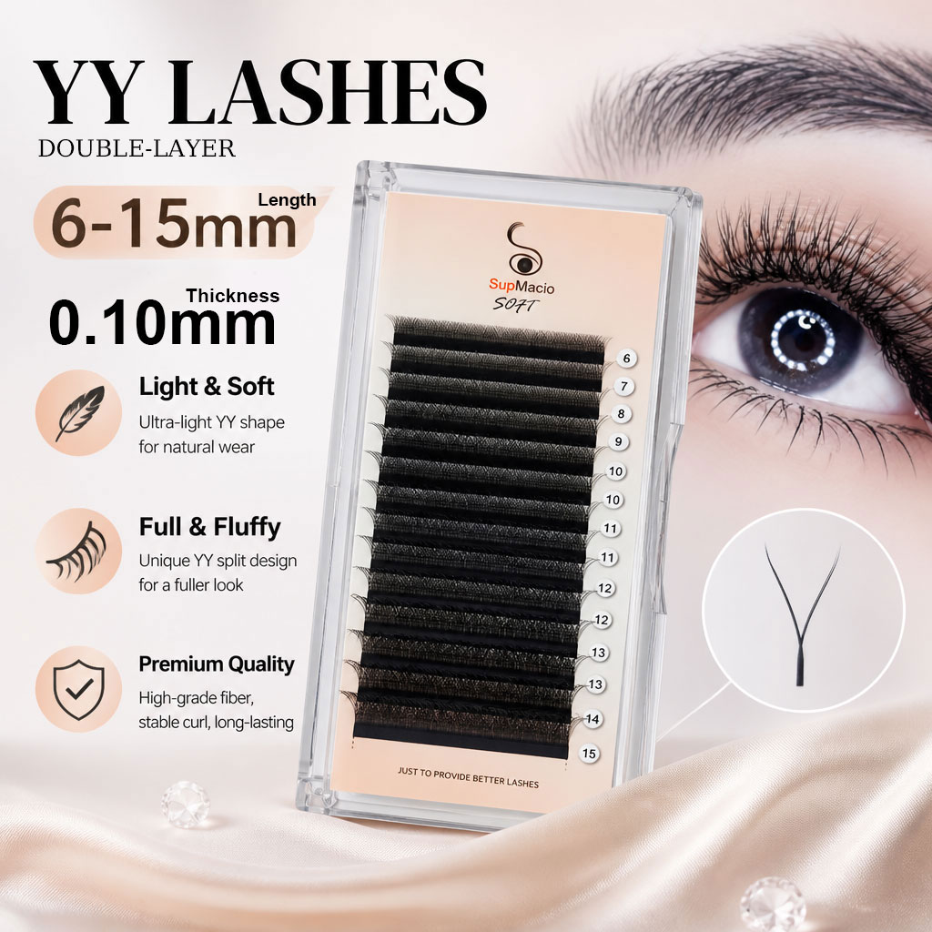 Eyelash Extension Human Hair - Supmacio 0.10 mm YY Lash Y