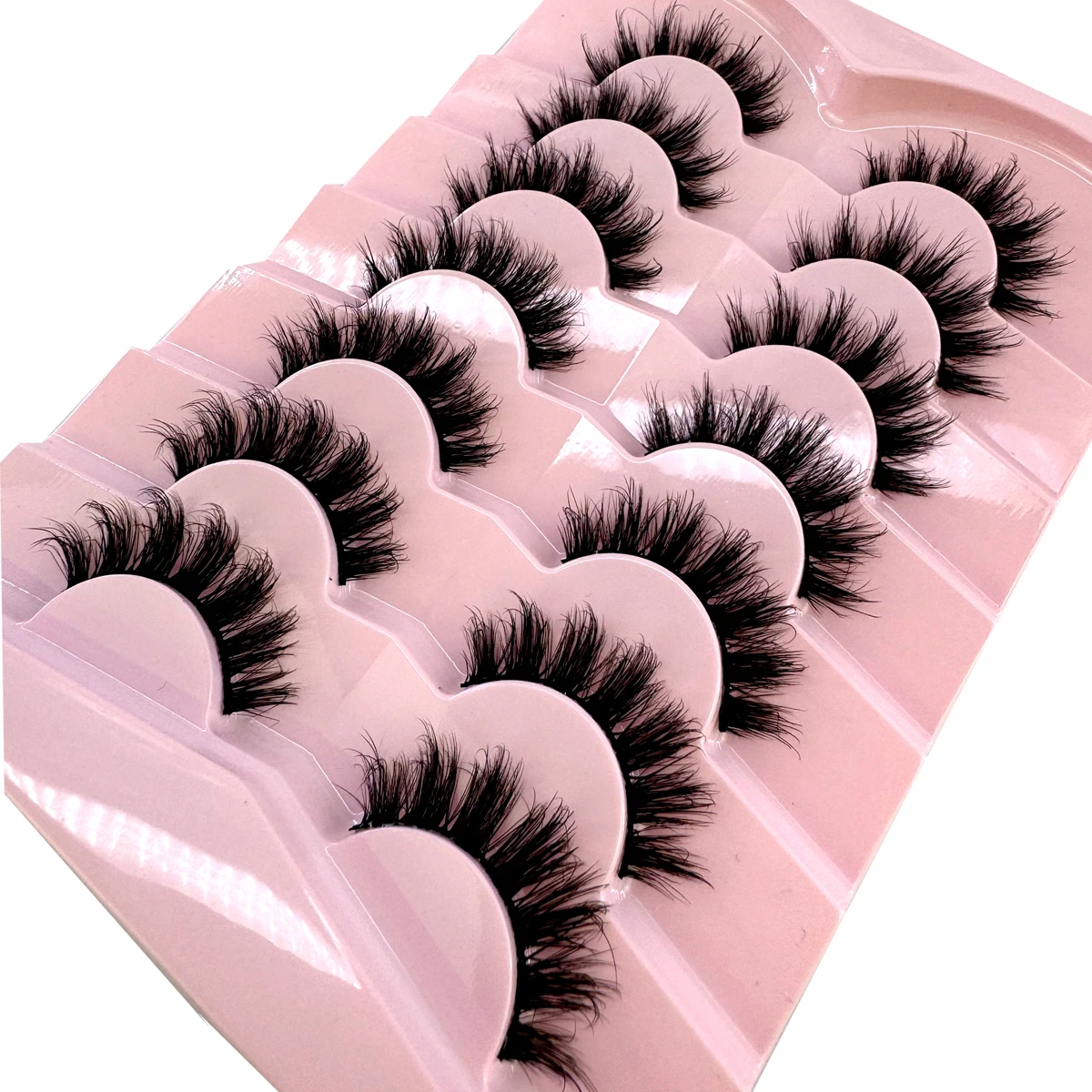 Eyelash Extension Volume Cat Eye - AMSDCN 7 Pairs Fluffy Cat Eye