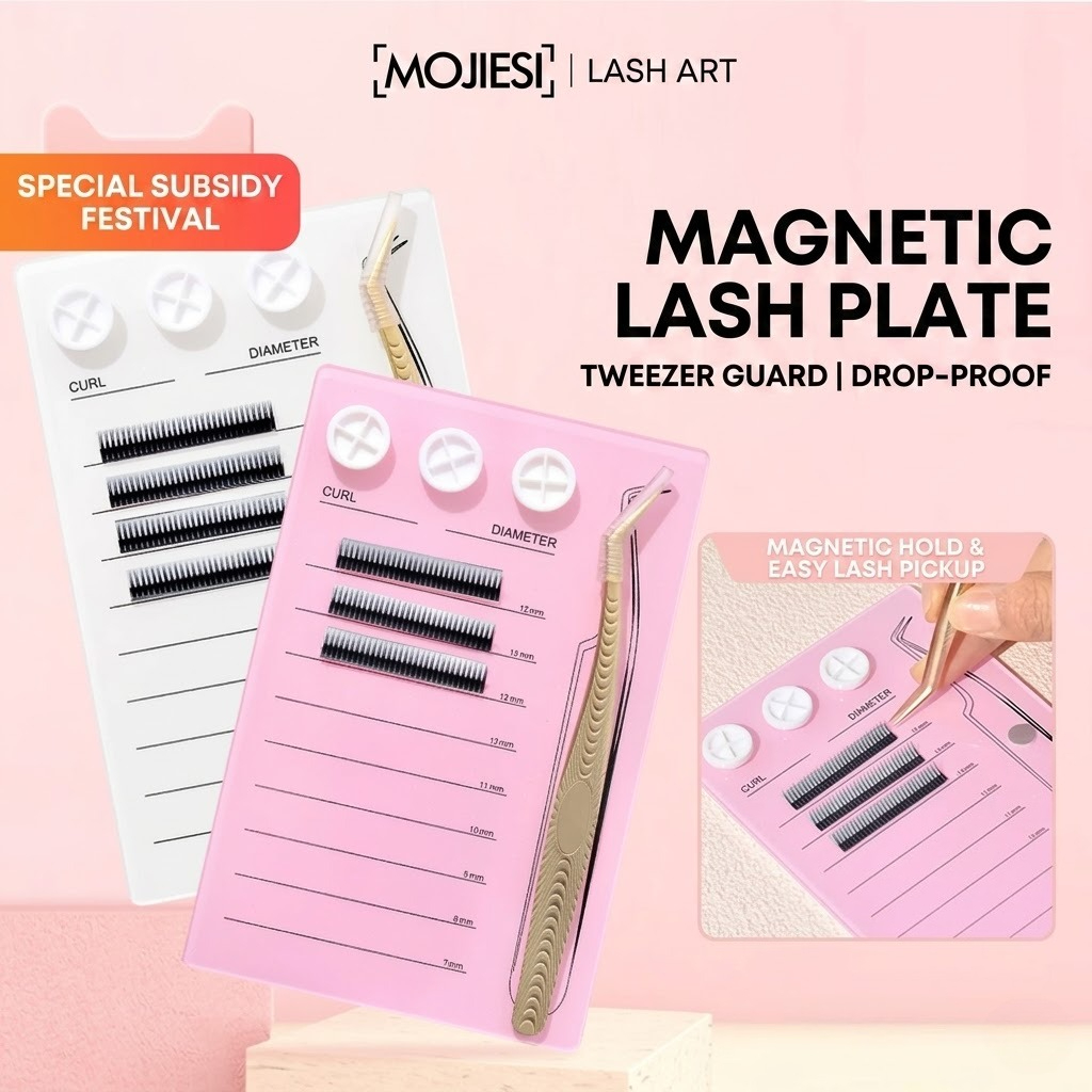 Eyelash Extension Examples - Magnetic Eyelash Extension Palette & Glue