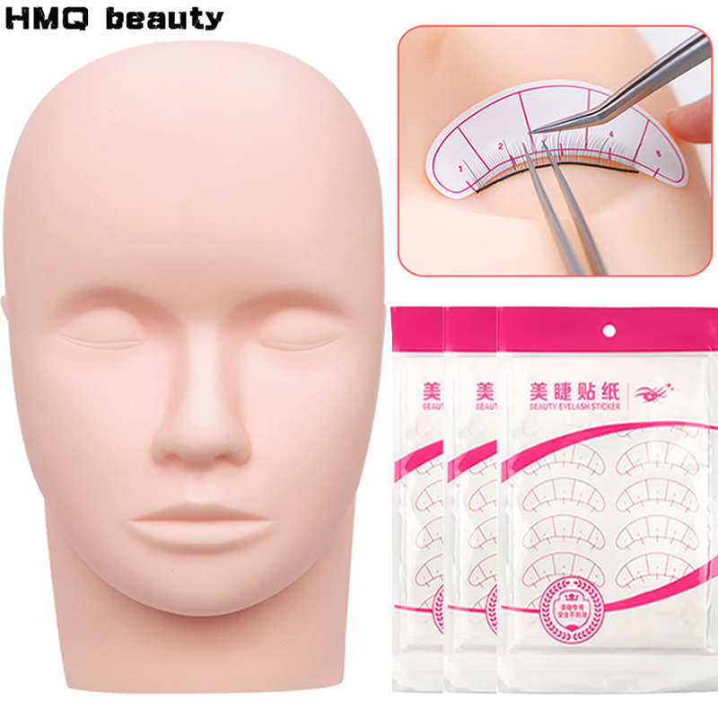 Eyelash Extension Model - Eyelash Extension Training Head Makeup Practice