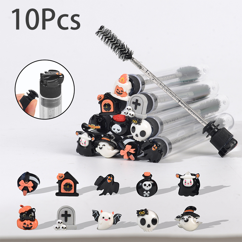 10Pcs Halloween Mascara Wands  - đánh giá và giá Eyelash Extension Eyeliner