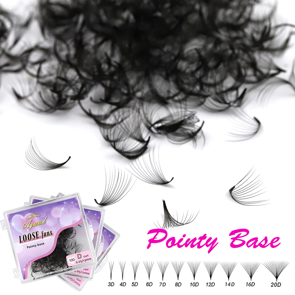 AGUUD All Size Loose Fan Eyela - đánh giá và giá Mega Volume Lash