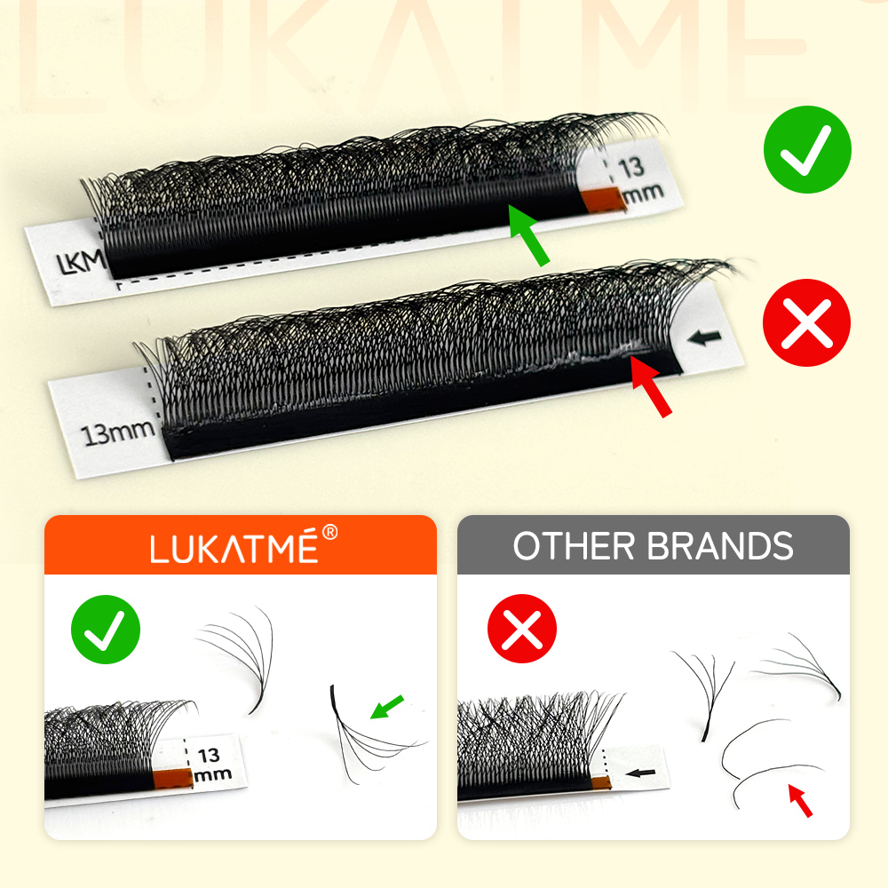 LUKATME 5D W Eyelash Extension - đánh giá và giá Mega Volume Lash