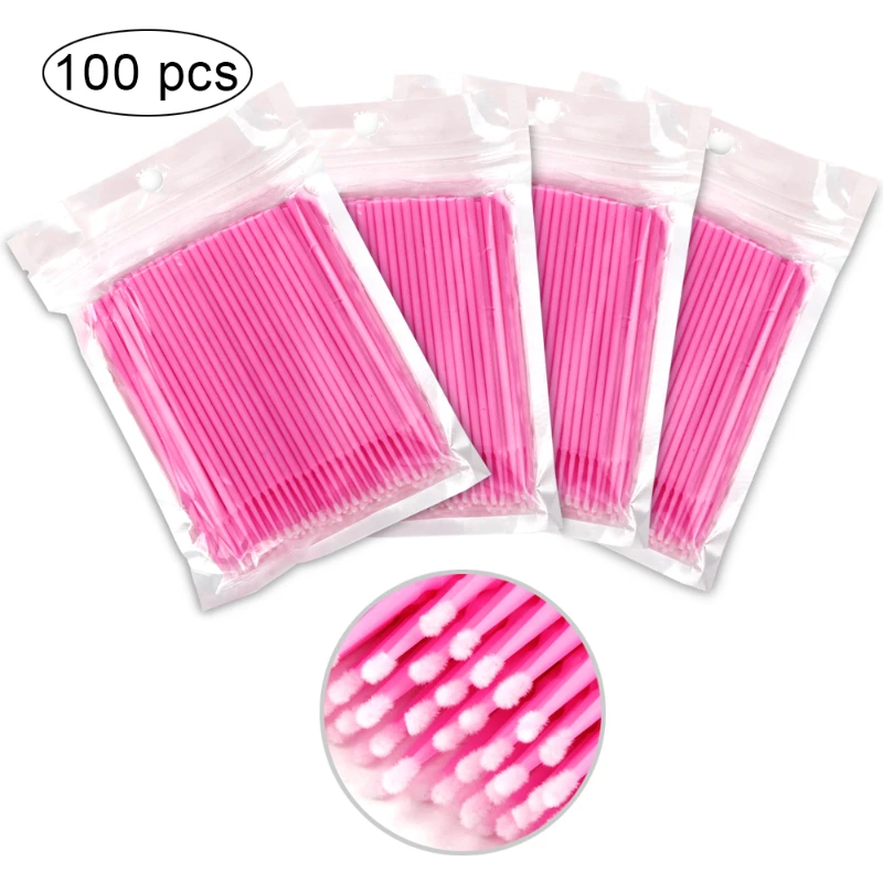100Pcs/bag Disposable Eyelash  - đánh giá và giá Eyelash Extension Class