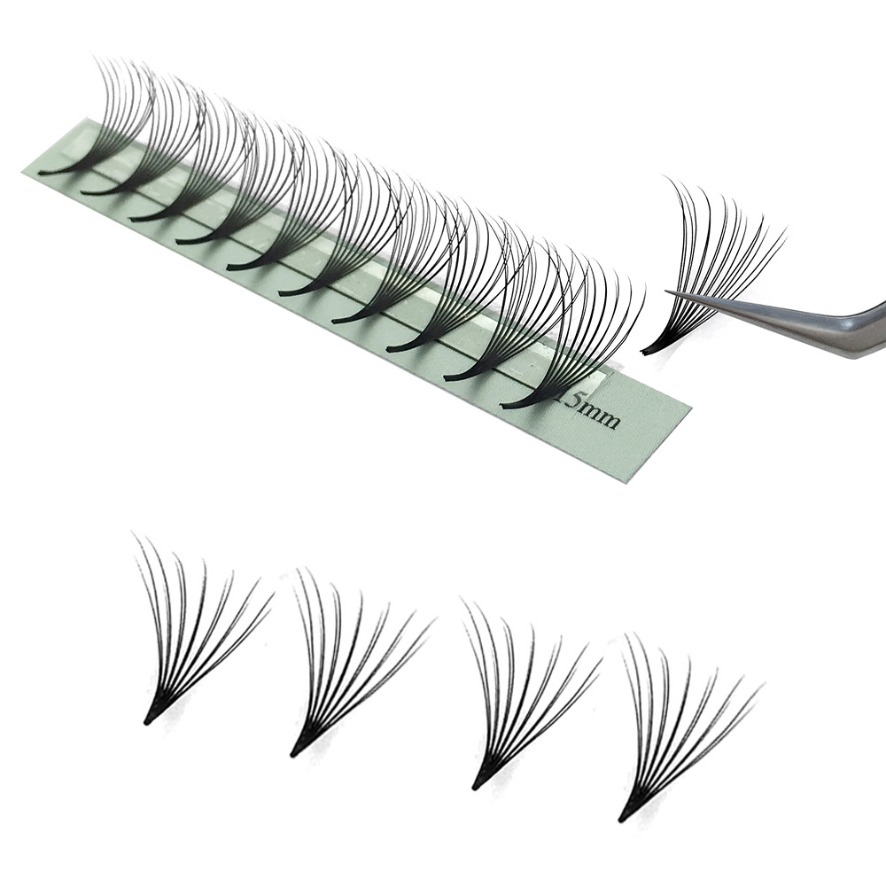 New Camellia Premade Volume Fa - đánh giá và giá Eyelash Extension Volume Cat Eye