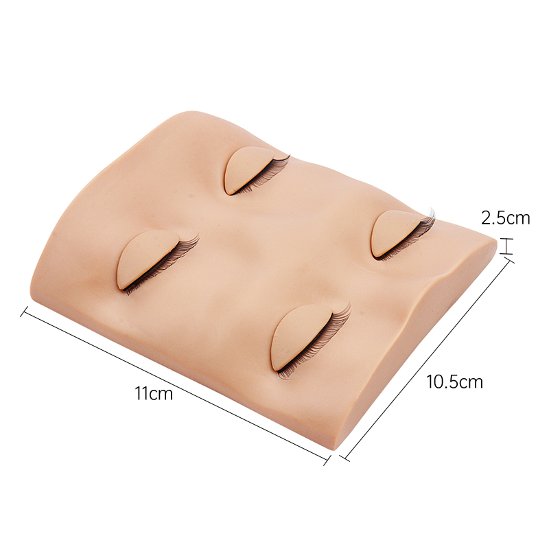Silicone Lash Head Mannequin R - đánh giá và giá Eyelash Extension Model