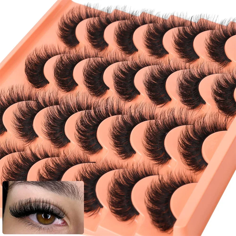 14 Pairs Natural Look Faux Min - đánh giá và giá Eyelash Extension Volume Cat Eye