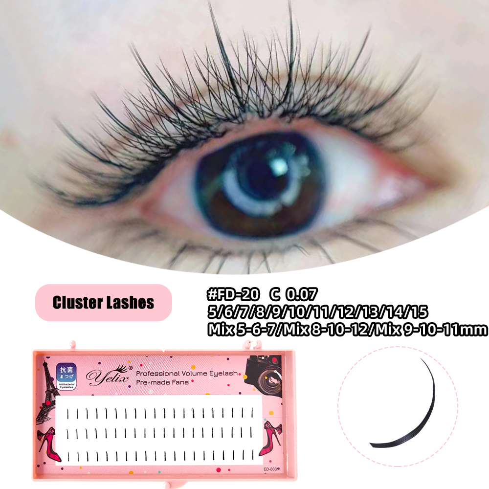 Yelix Natural Soft Individual  - đánh giá và giá Eyelash Extension C Curl