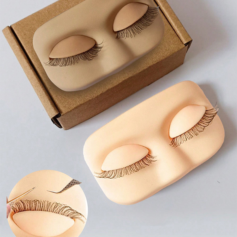 Mini Lash Flat Model Head Prac - đánh giá và giá Eyelash Extension Model
