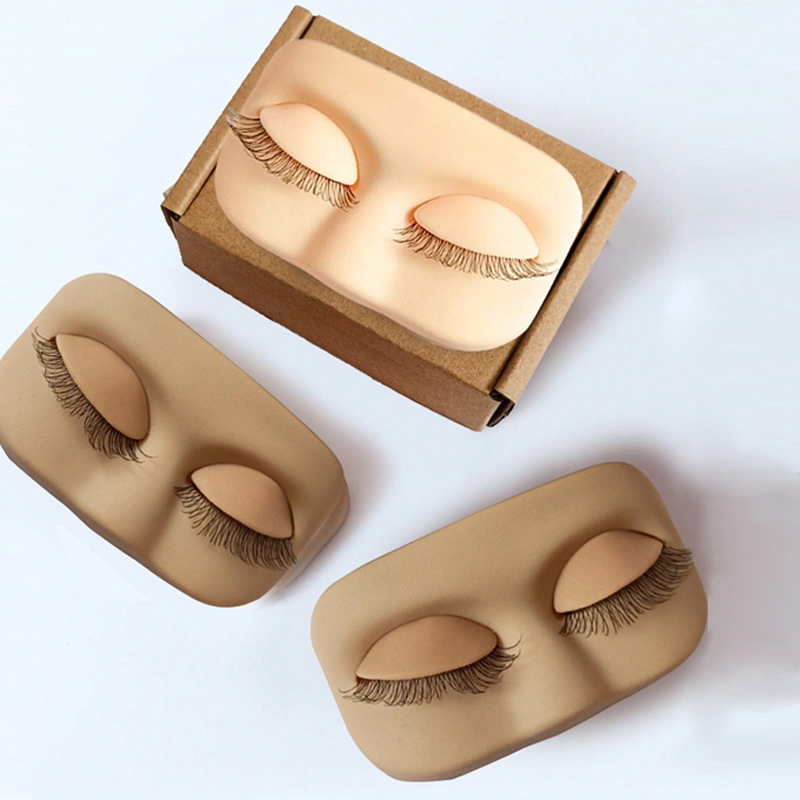 Mini Lash Flat Model Head Prac - đánh giá và giá Eyelash Extension Model