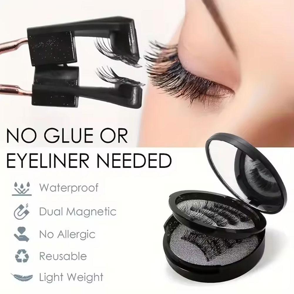 No Glue Magnetic Eyelashes Kit - đánh giá và giá Eyelash Extension Eyeliner