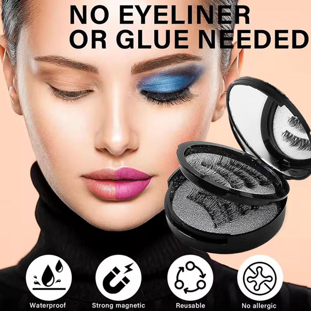 No Glue Magnetic Eyelashes Kit - đánh giá và giá Eyelash Extension Eyeliner