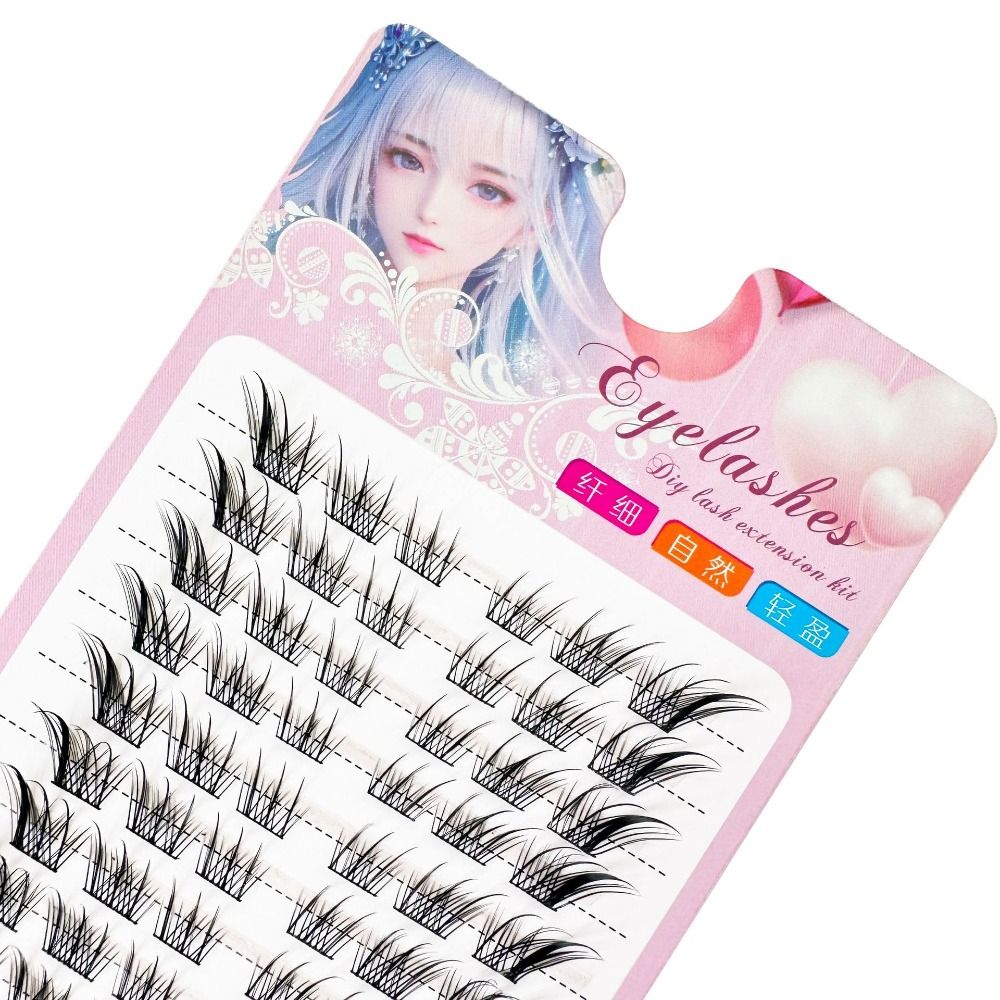 3D Cat Eye Clusters Lashes Man - đánh giá và giá Eyelash Extension C Curl