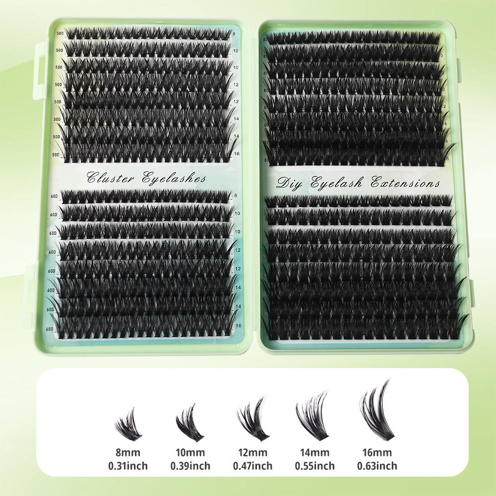 Lashes Cluster DIY Lash Extens - đánh giá và giá Eyelash Extension Volume Cat Eye