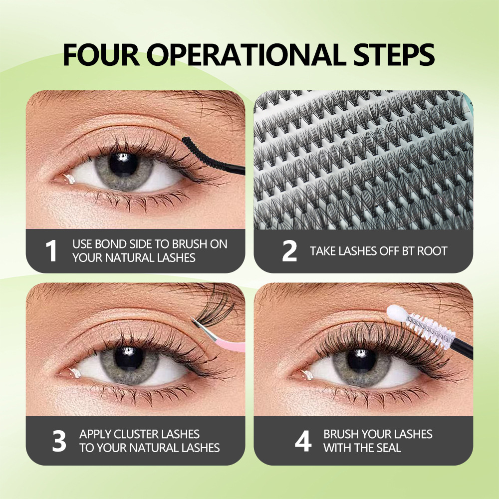Lashes Cluster DIY Lash Extens - đánh giá và giá Eyelash Extension Volume Cat Eye