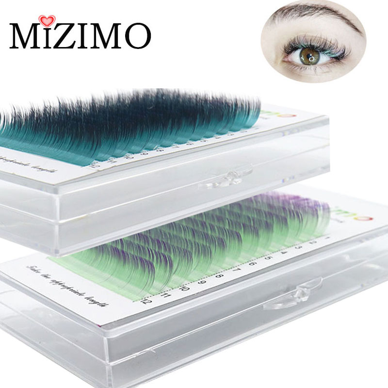 Màu Sắc Thân-Đóng Gói Đơn Hỗn  - đánh giá và giá Eyelash Extension Single Lash