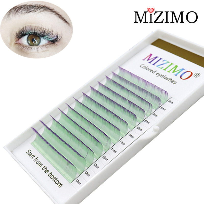 Màu Sắc Thân-Đóng Gói Đơn Hỗn  - đánh giá và giá Eyelash Extension Single Lash