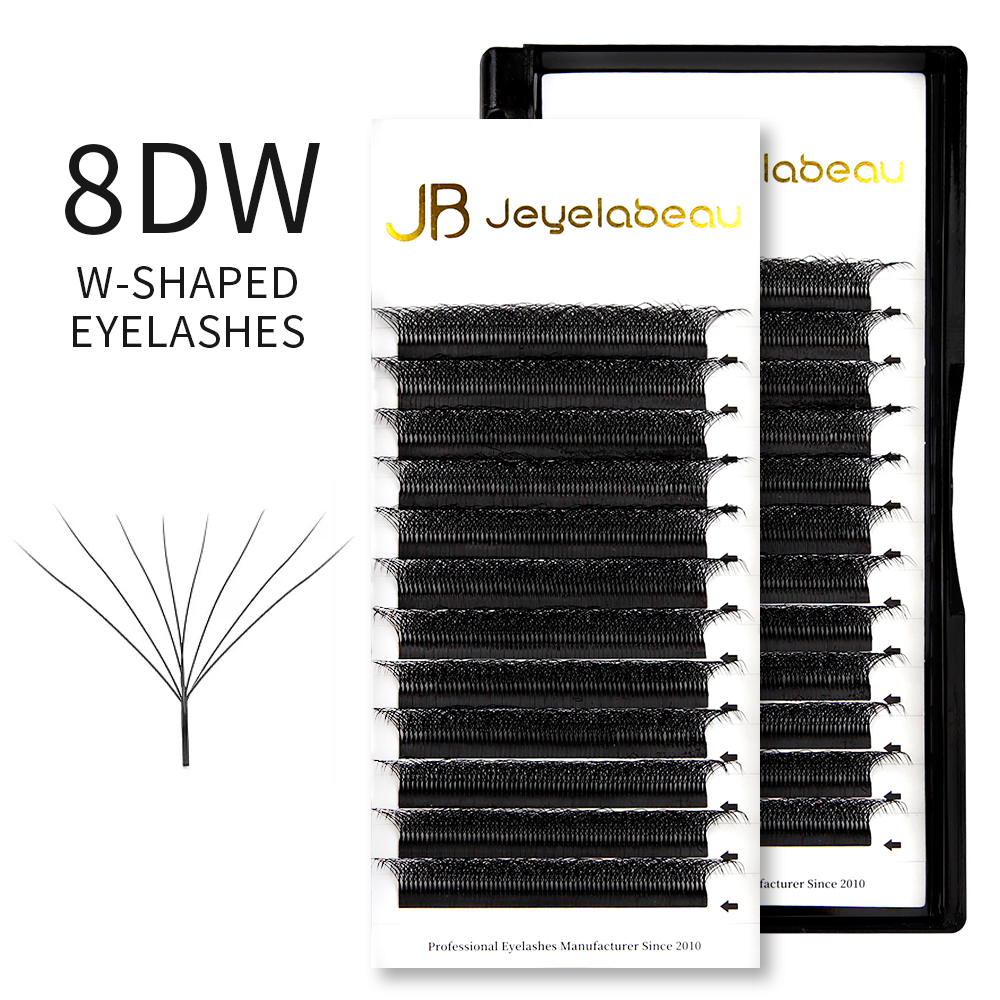 JB Jeyelabeau 7D 8D W Clover E - đánh giá và giá Eyelash Extension Human Hair