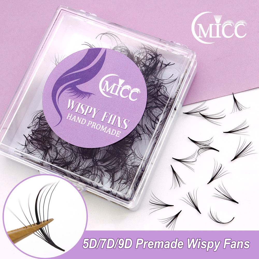 Cmicc 5D/7D Pointy Base Wispy  - đánh giá và giá Eyelash Extension Human Hair