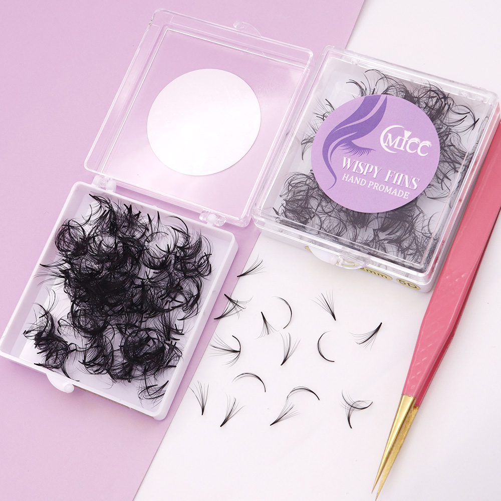 Cmicc 5D/7D Pointy Base Wispy  - đánh giá và giá Eyelash Extension Human Hair