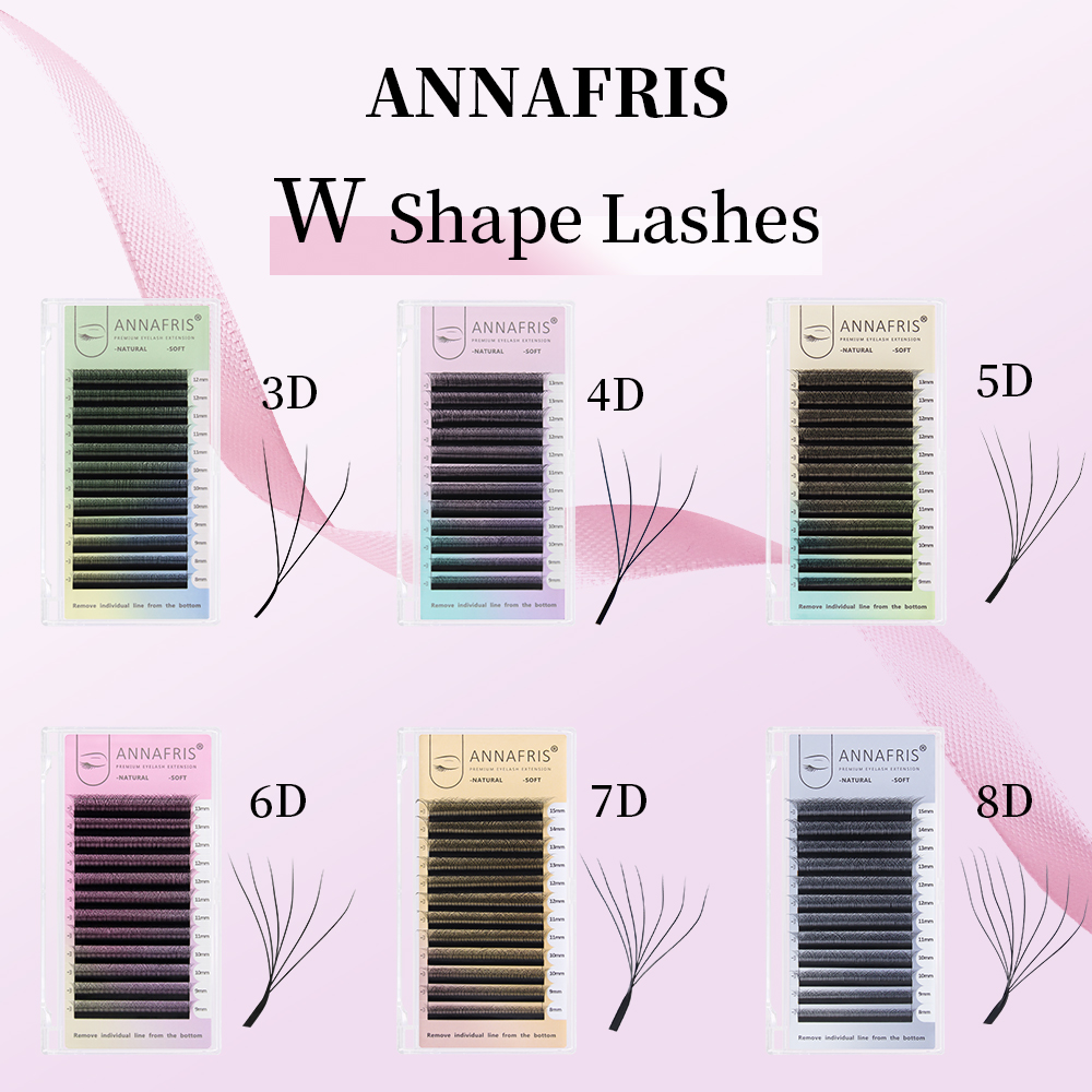 ANNAFRIS Premade Volume Fan YY - đánh giá và giá Eyelash Extension Human Hair