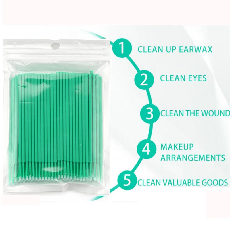 50/100PCS Disposable Micro Bru - đánh giá và giá Eyelash Extension Eyeliner