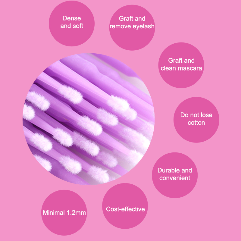 50/100PCS Disposable Micro Bru - đánh giá và giá Eyelash Extension Eyeliner