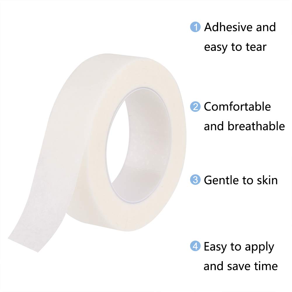 5Rolls White Eyelash Tape Adhe - đánh giá và giá Eyelash Extension Class
