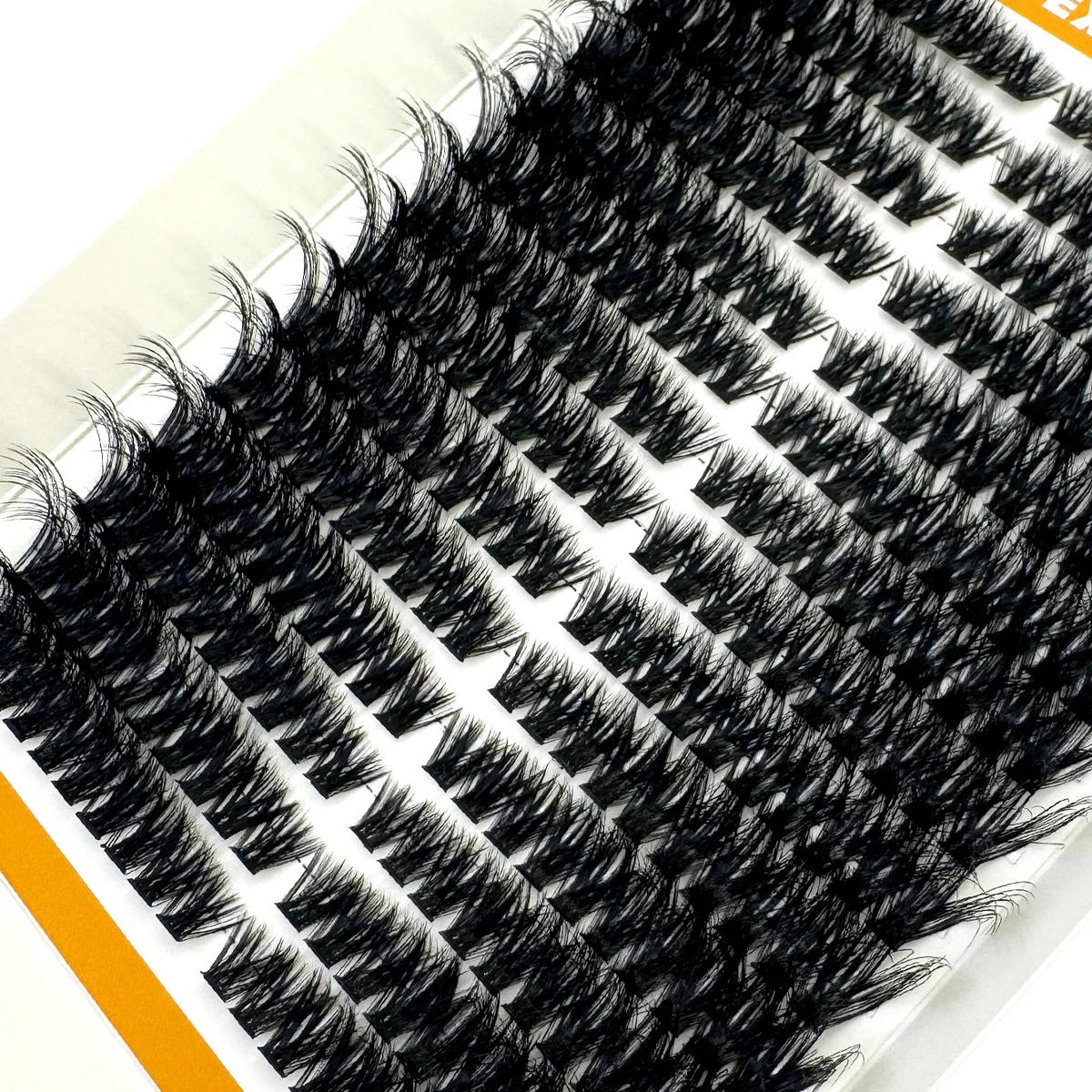 AMSDCN  80D Fluffy Lash Cluste - đánh giá và giá Eyelash Extension Volume Cat Eye