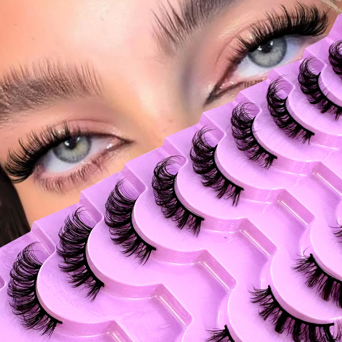 AMSDCN new half eye 10 pairs n - đánh giá và giá Eyelash Extension Human Hair