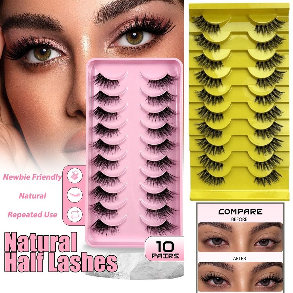 10Pairs Reusable 3D Dramatic F - đánh giá và giá Eyelash Extension Volume Cat Eye