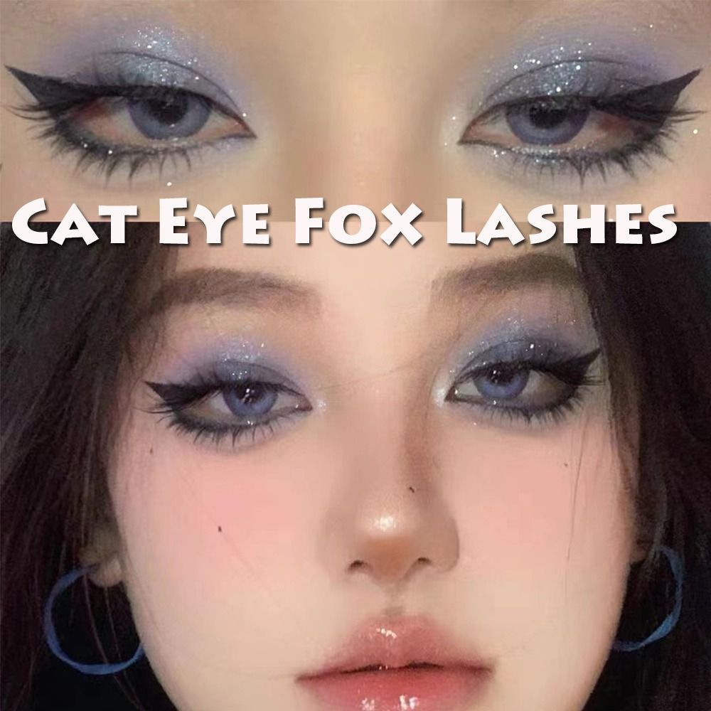 5Pairs 3D Mink Cat Eye Lashes  - đánh giá và giá Eyelash Extension Volume Cat Eye