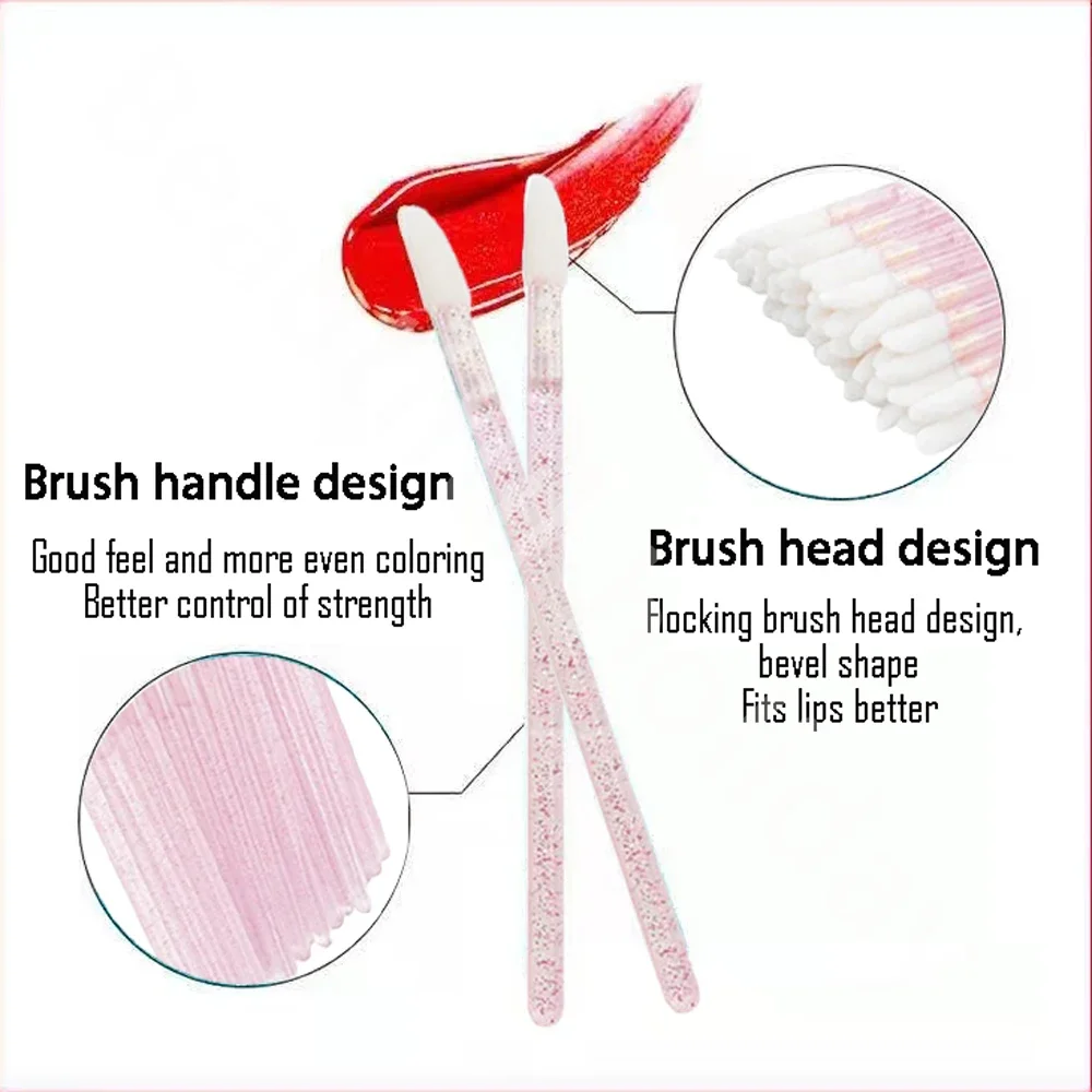 500PCS Disposable Lip Brush Ma - đánh giá và giá Eyelash Extension Eyeliner