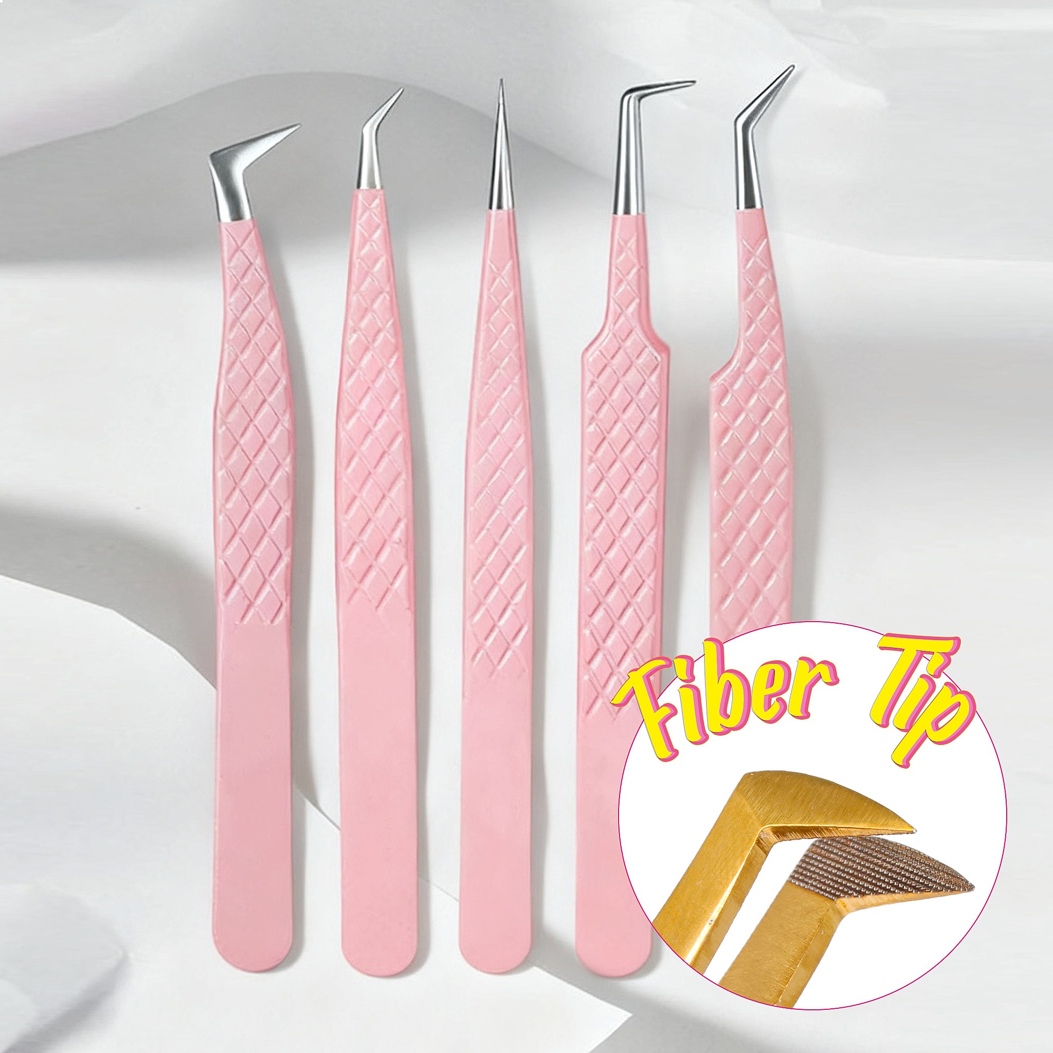 Fiber Tip Lash Tweezers Matte  - đánh giá và giá Mega Volume Lash
