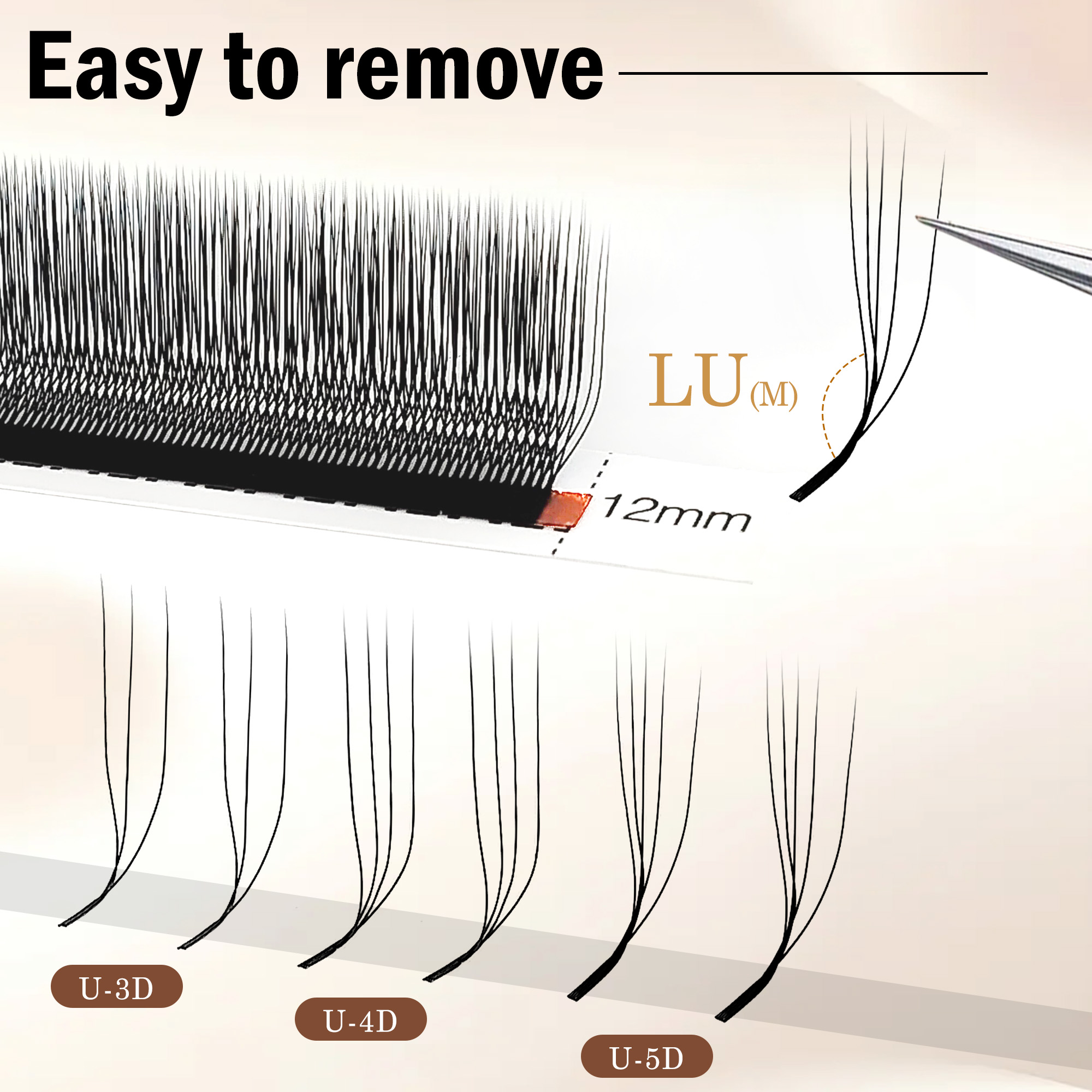 CoMango 3D 4D 5D U Shaped LU C - đánh giá và giá Eyelash Extension Human Hair