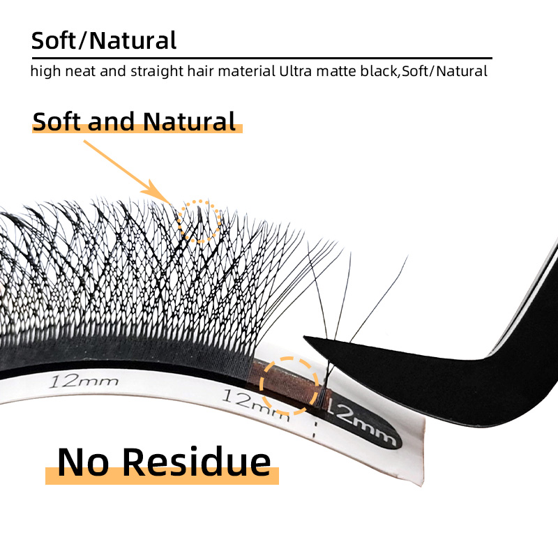 1Case 3D W Shape Lashes Premad - đánh giá và giá Eyelash Extension C Curl