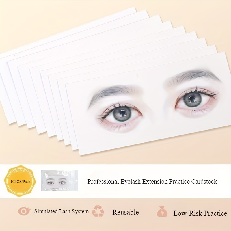 Reusable Eyelash Mapping Cards - đánh giá và giá Eyelash Extension Course