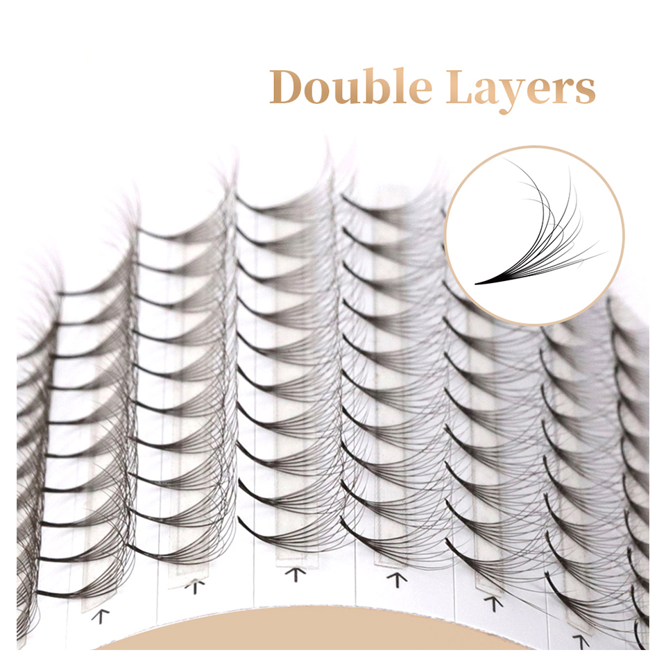 AGUUD Double Layer Pointy Base - đánh giá và giá Mega Volume Lash