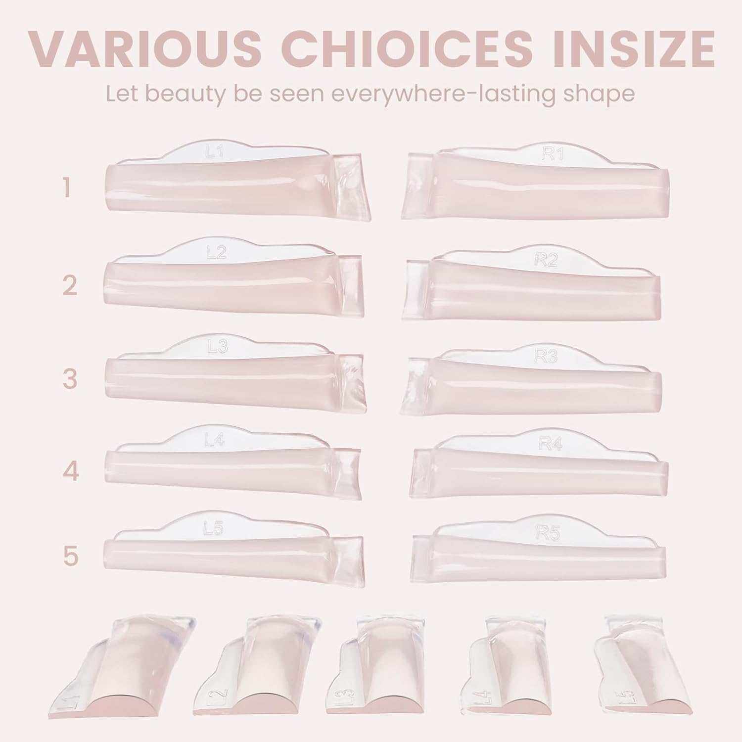 Libeauty 5 Pairs C Curl Silico - đánh giá và giá Eyelash Extension C Curl