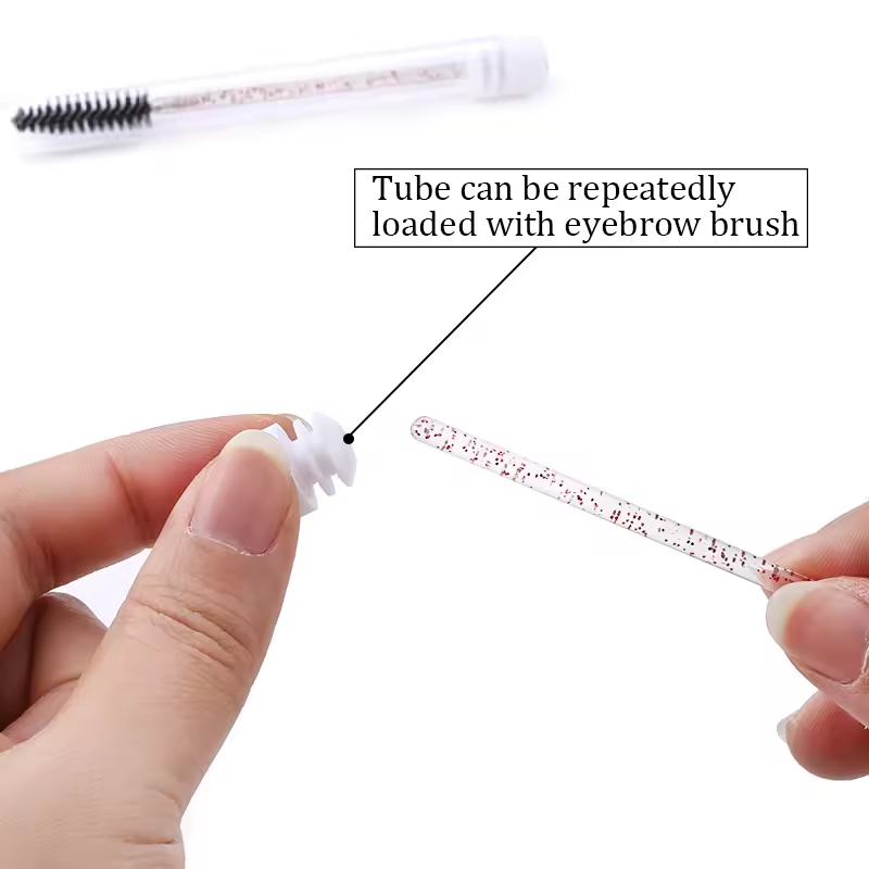 Eyelash Brush Tube With Eyebro - đánh giá và giá Eyelash Extension Class