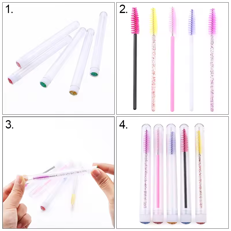 Eyelash Brush Tube With Eyebro - đánh giá và giá Eyelash Extension Class