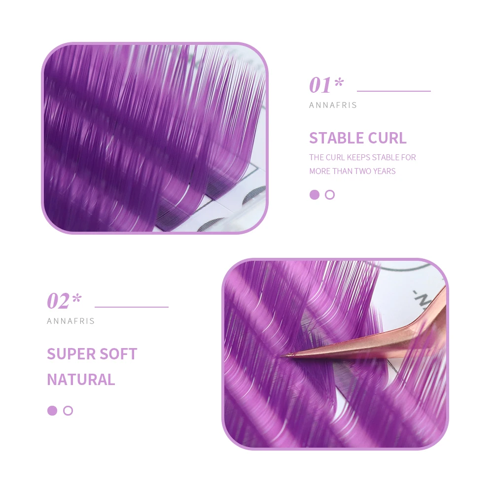 ANNAFRIS Cá Nhân Màu Cây Nối M - đánh giá và giá Eyelash Extension C Curl
