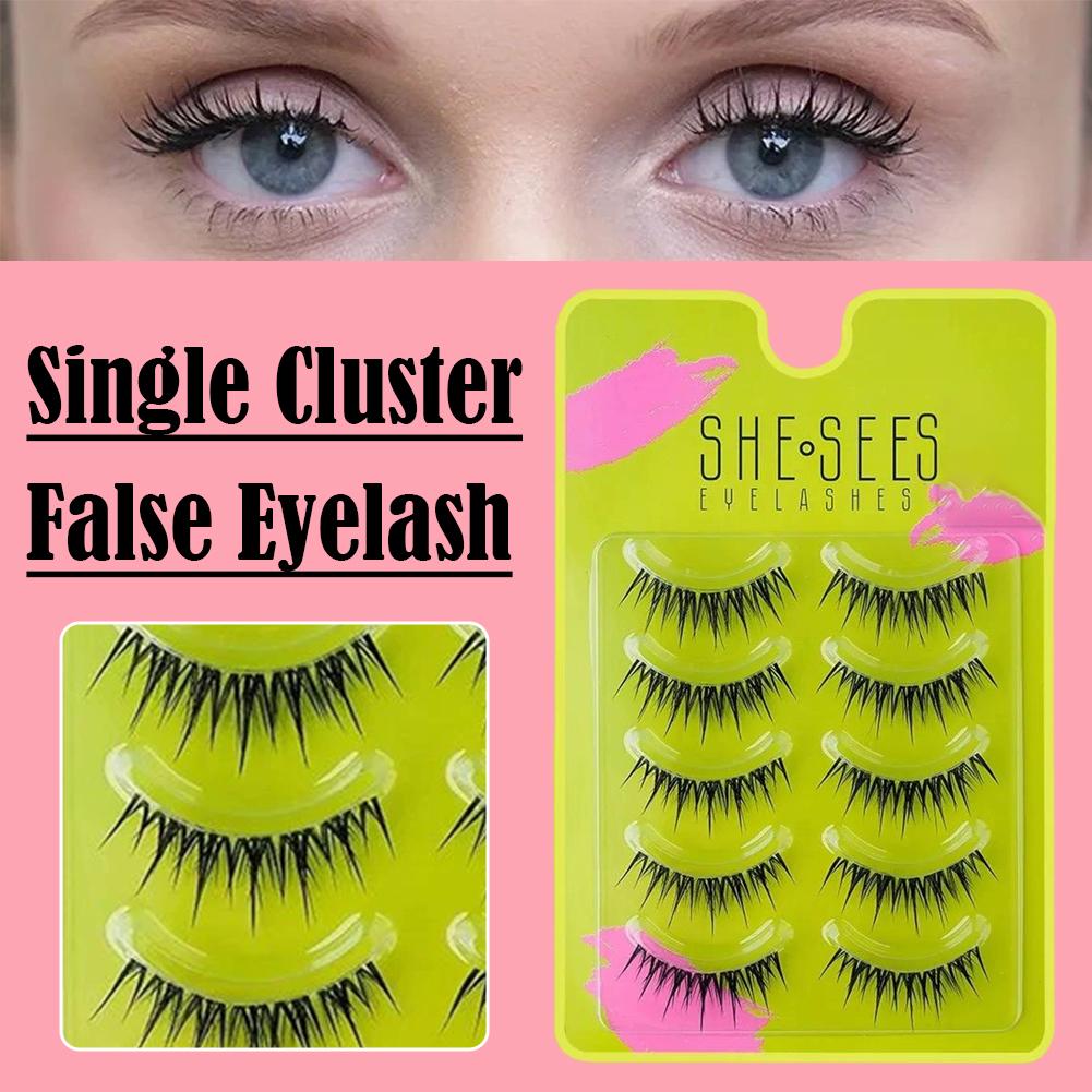 Natural Cluster False Eyelashe - đánh giá và giá Eyelash Extension Volume Cat Eye