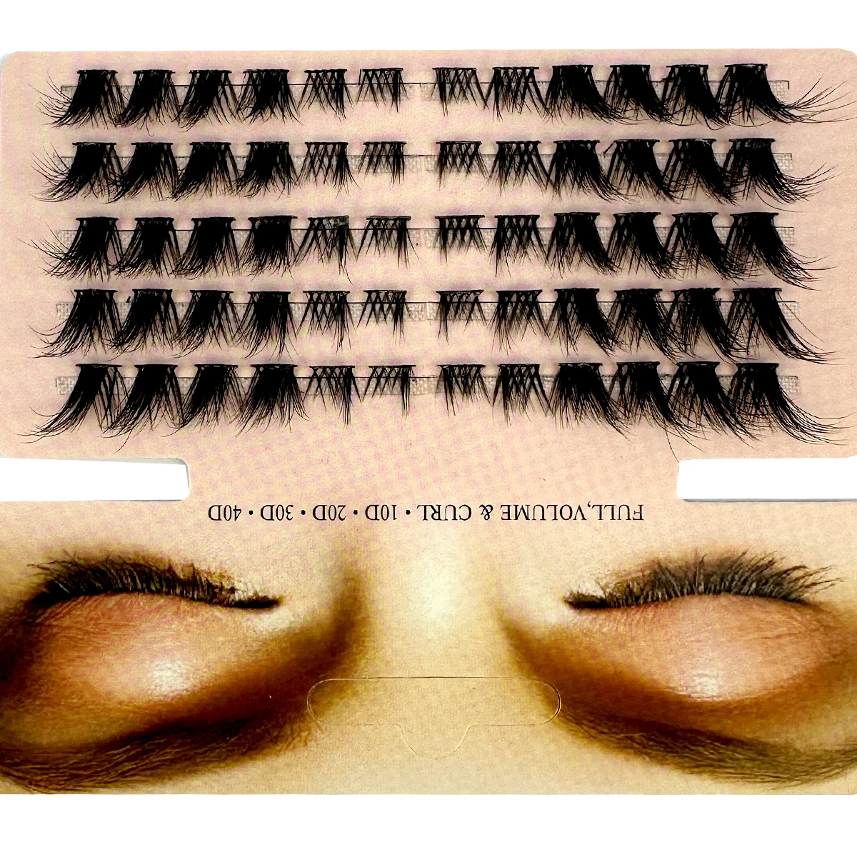 Mix 3D Fluffy Single Cluster E - đánh giá và giá Eyelash Extension Single Lash
