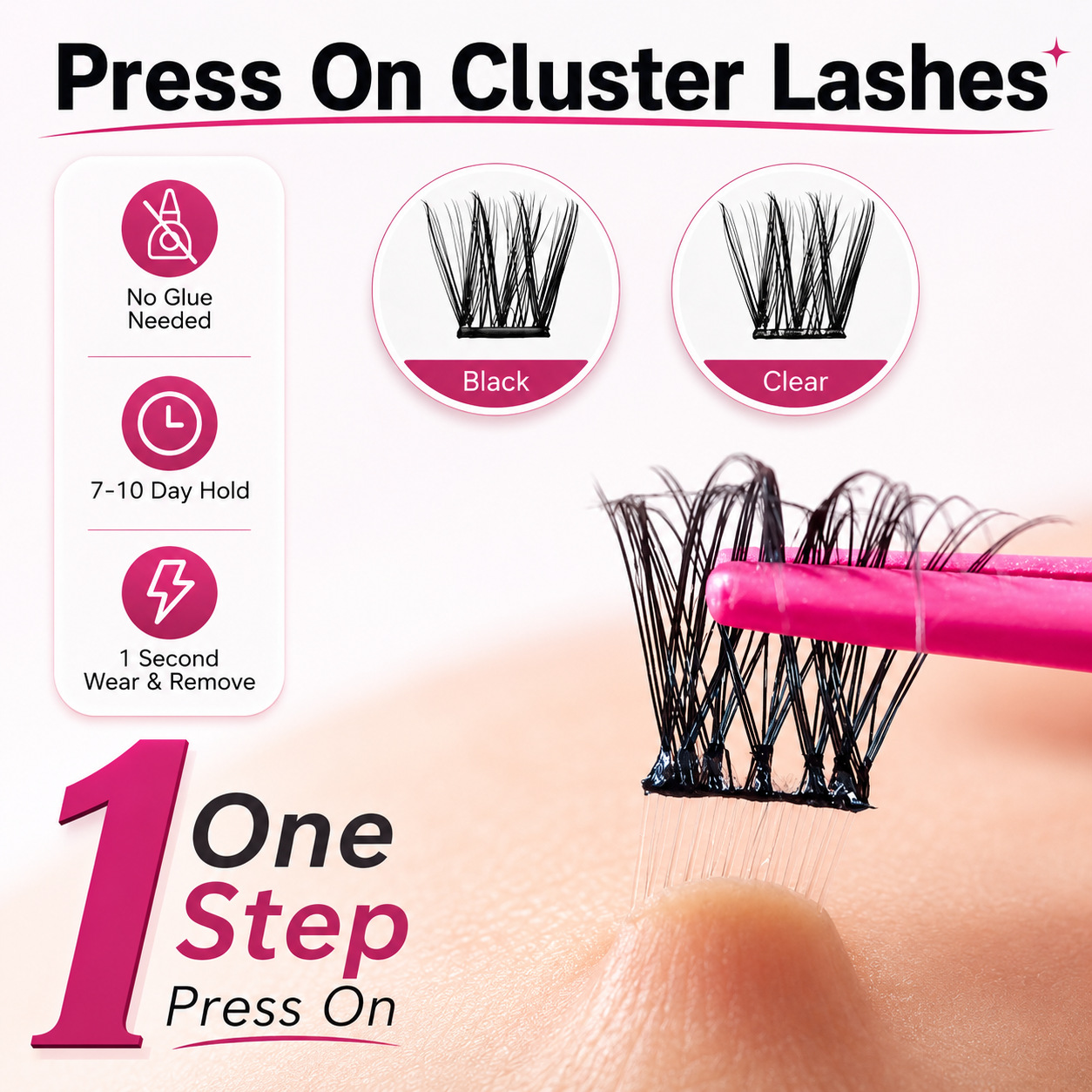WINKLURE Self-Adhesive False E - đánh giá và giá Eyelash Extension Volume Cat Eye